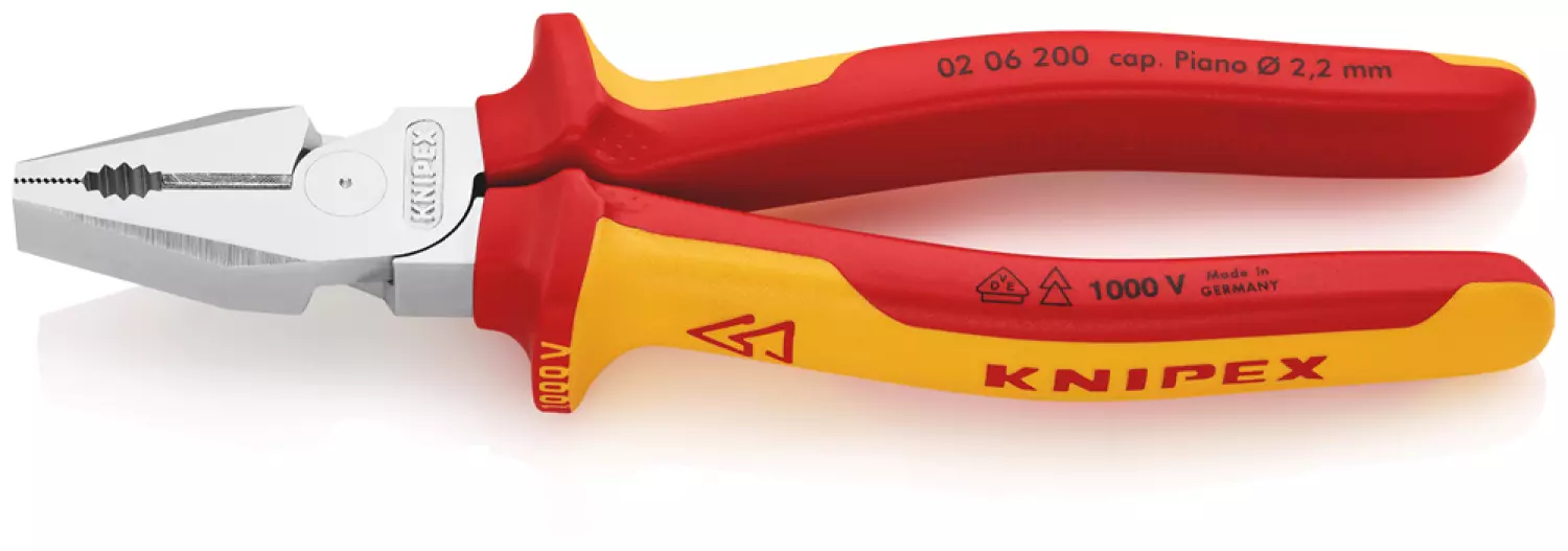 Knipex 02 06 200 - Pince universelle à forte démultiplication-image