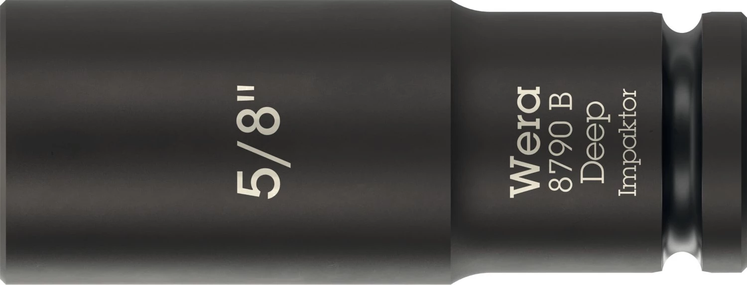 Wera 05005570001 8790 B Impaktor Deep Lange Krachtdop - 5/8" - zeskant - 63mm-image
