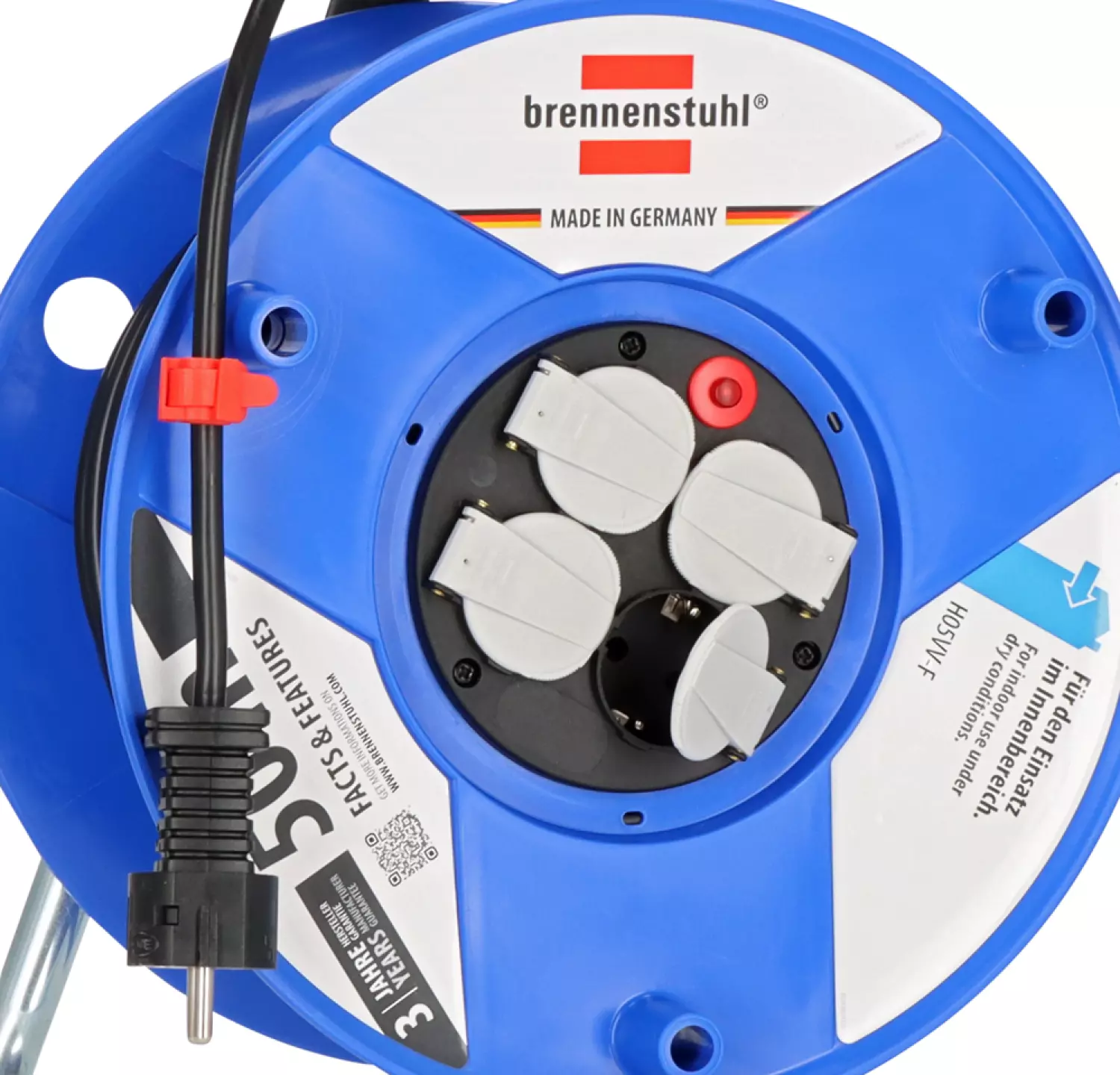 Brennenstuhl 1208060 Garant kabelhaspel - H05VV-F 3G1,5 - 50m-image