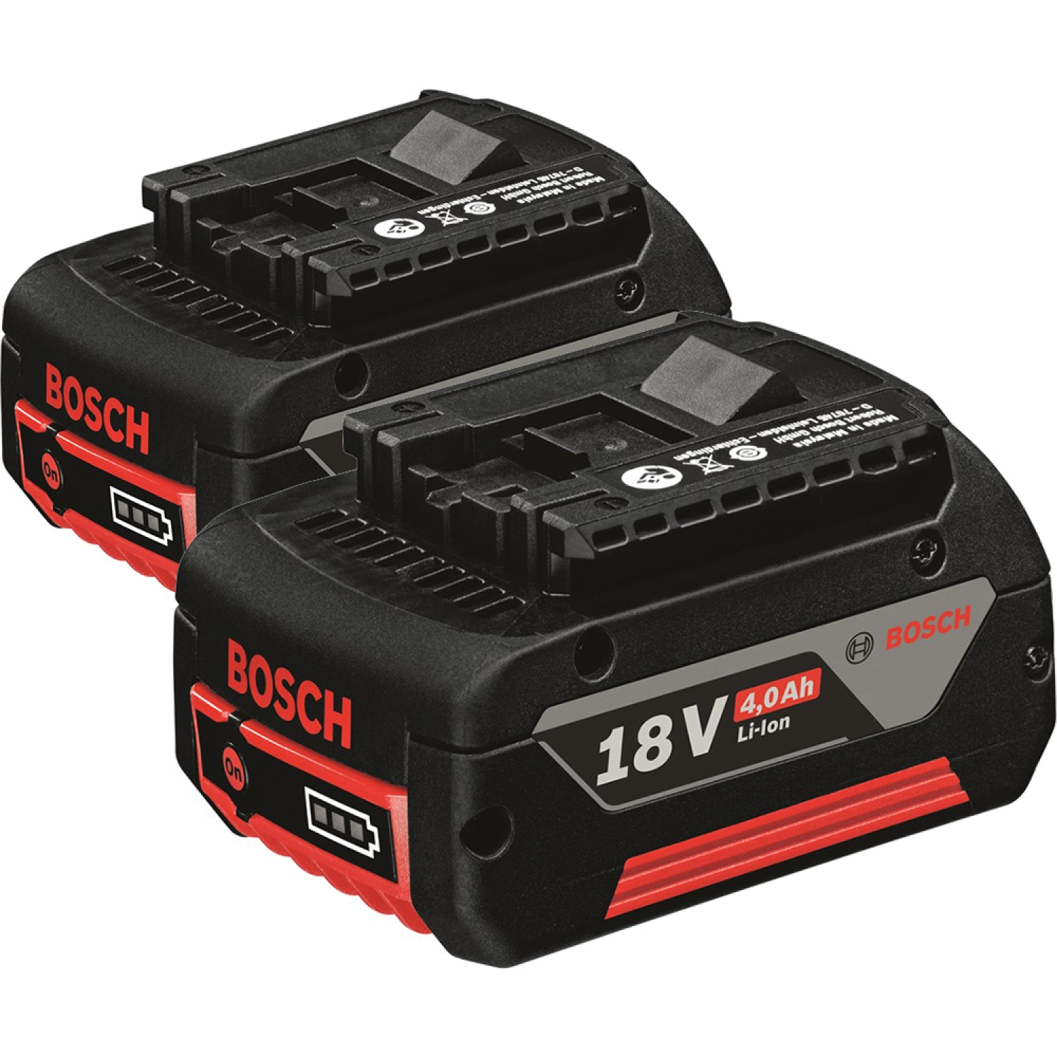 Bosch 1600Z00042 - Set de batteries (2pcs) Li-Ion 18V - 4.0Ah-image
