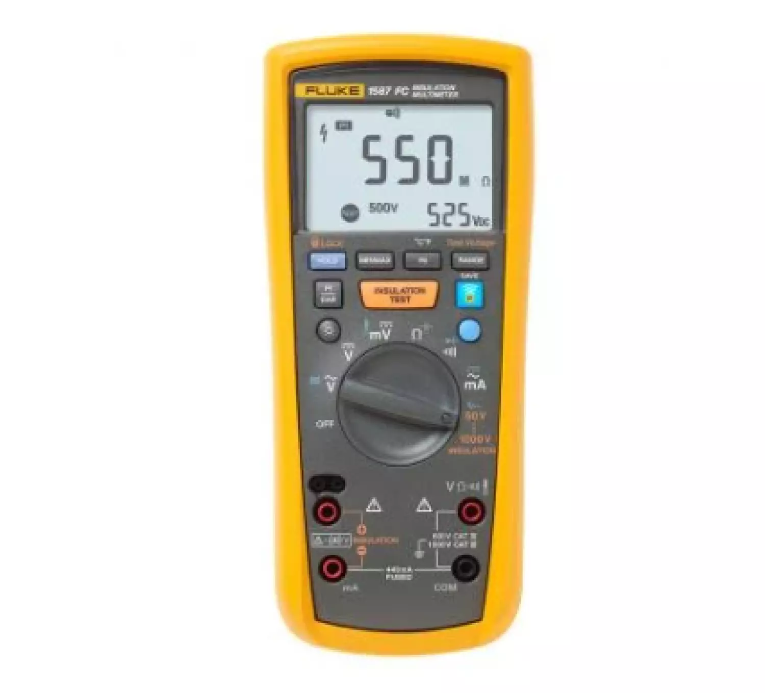 Fluke 1587/I400 FC multimètre numérique d’isolement TRMS dans coffret avec pince de courant - Fluke Connect - AC/DC 1000V & AC 400A-image