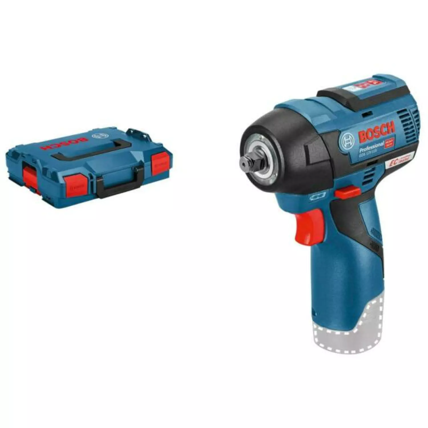 Bosch GDS 12V-115 12V Li-ion accu draaislagmoeraanzetter body in L-Boxx - 115Nm - 3/8" - koolborstelloos-image