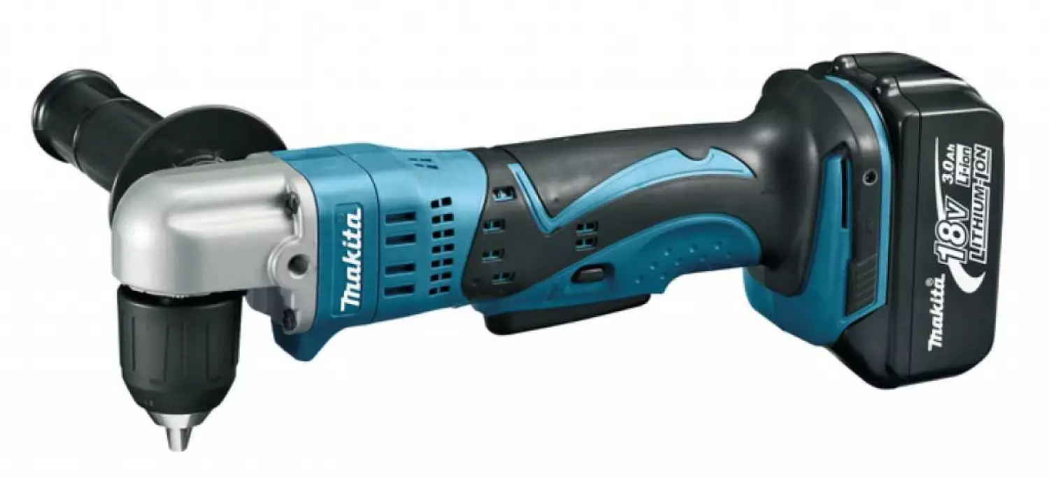 Makita BDA351RFJ Perceuse visseuse d'angle à batteries 18V Li-Ion set (2x batterie 3.0Ah) dans MAKPAC-image