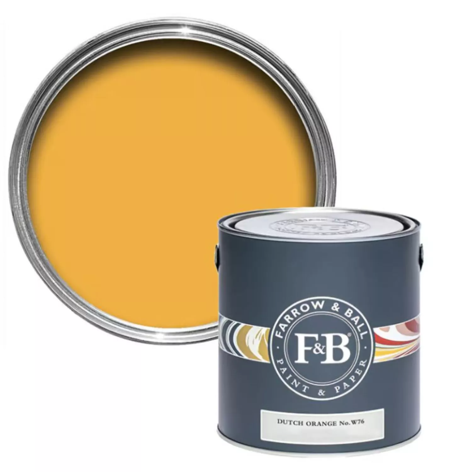 Farrow & Ball Exterior Eggshell Dutch Orange No. W76 - 750ml-image