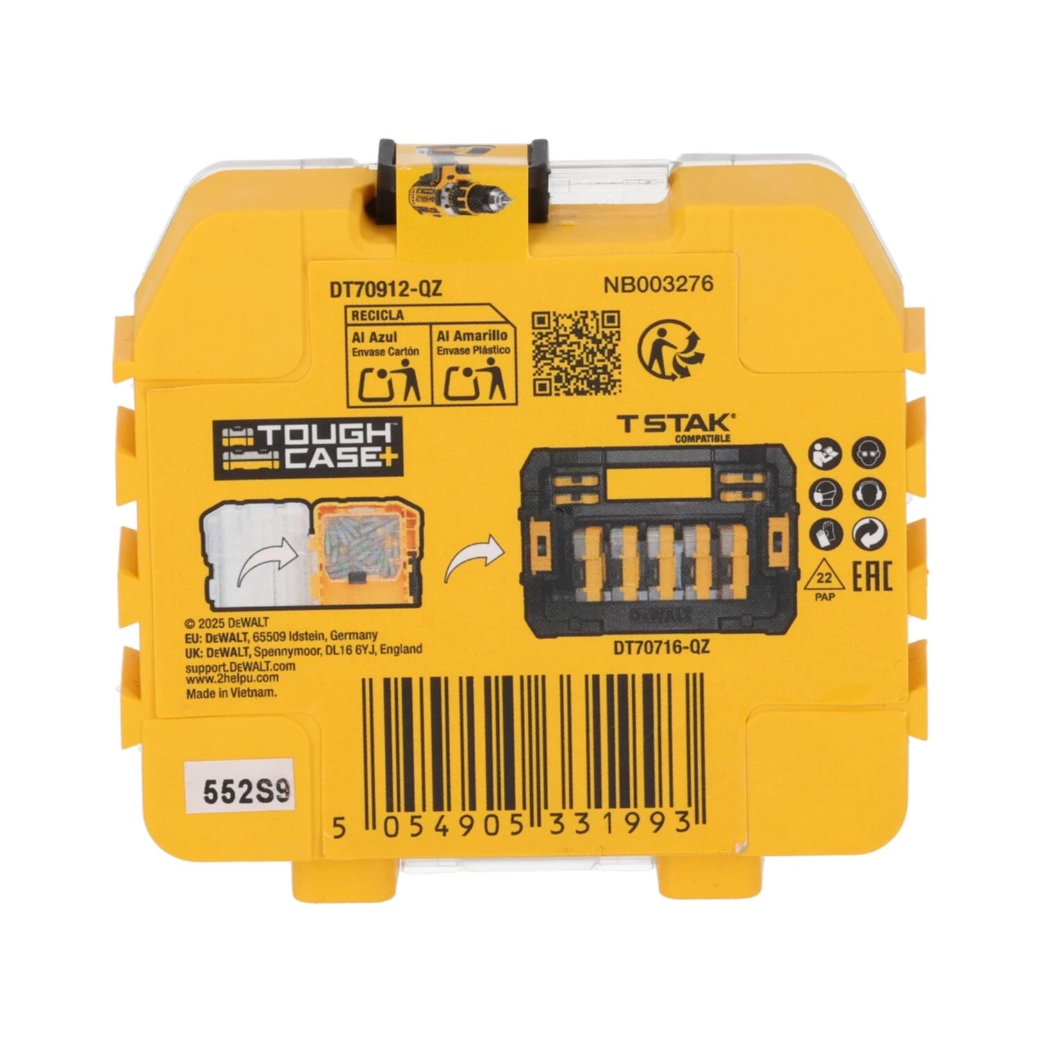 DeWALT DT70912-QZ Embouts de vissage Flextorq PH2 - 15 pièces