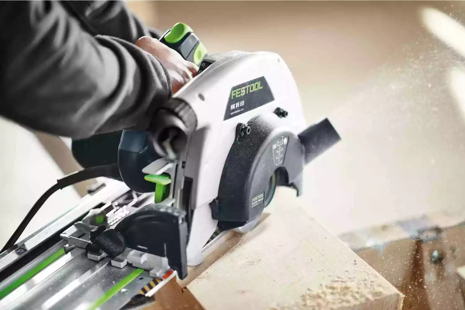 Festool HK 85 EB-Plus-FS Pendelkapzaagmachine incl. geleiderail in systainer - 1900W - 230mm-image