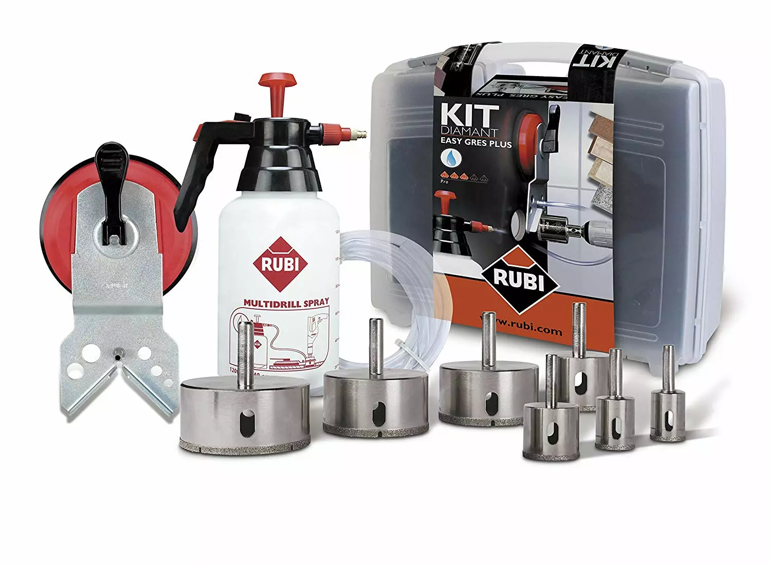 Rubi 50937 9-delige EasyGres Diamantborenset voor nat boren incl. accessoires-image