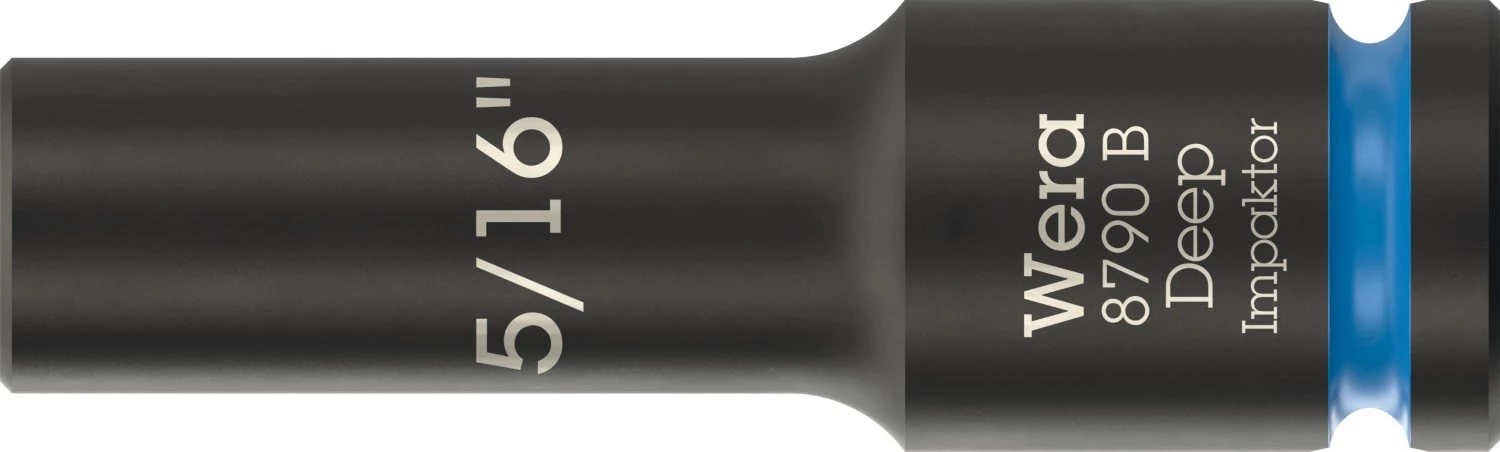 Wera 05005565001 8790 B Impaktor Deep Lange Krachtdop - 5/16" - zeskant - 63mm-image