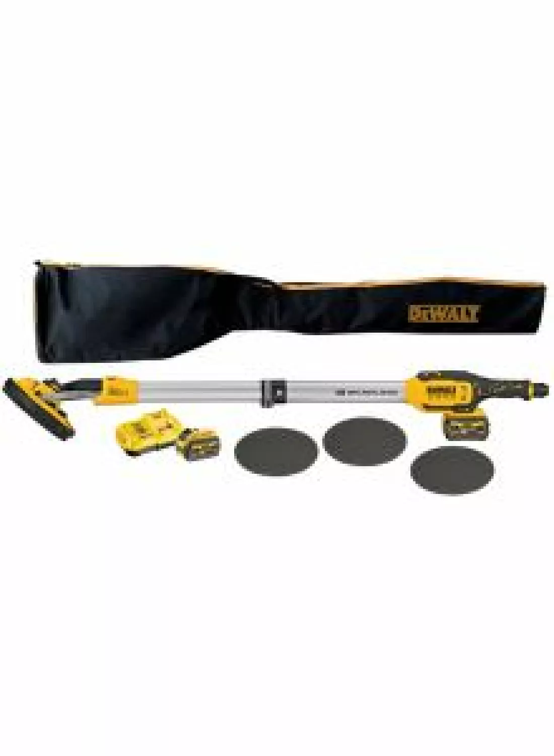 DeWALT DCE800T2-QW 18V / 54V Li-ion FlexVolt Accu langnek schuurmachine set (2x 6.0Ah accu)-image