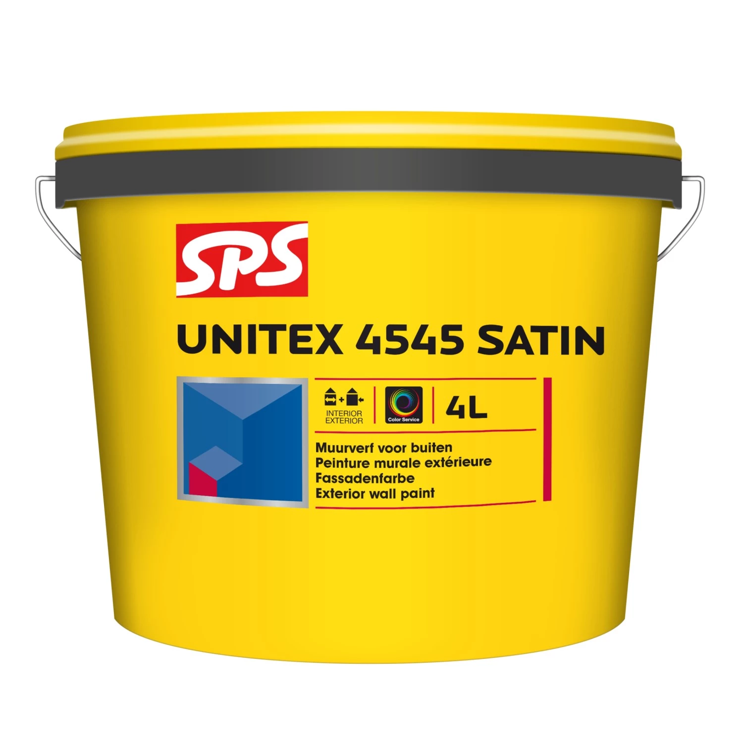 SPS Unitex 4545 Satin Muurverf - op kleur gemengd - 4L-image