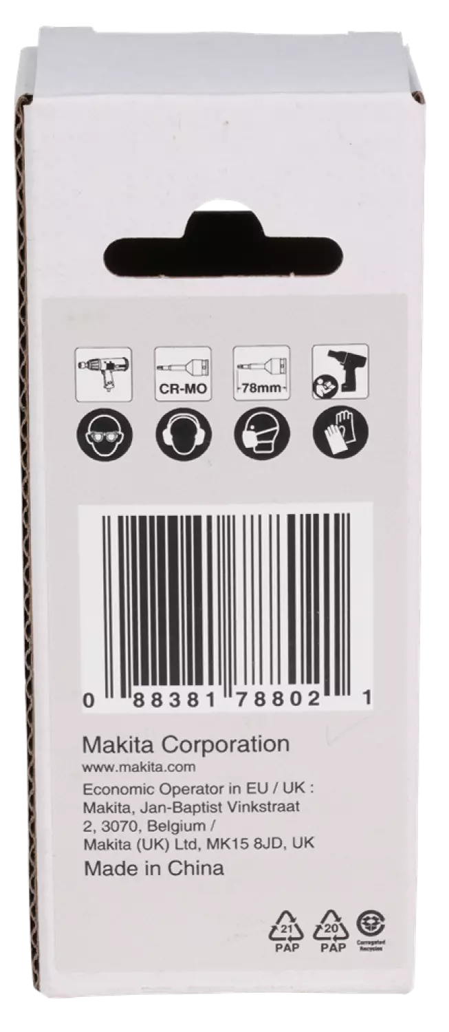 Makita E-19853 Slagschroefbit T60x78mm - Impact Black - 1/2" VK-image