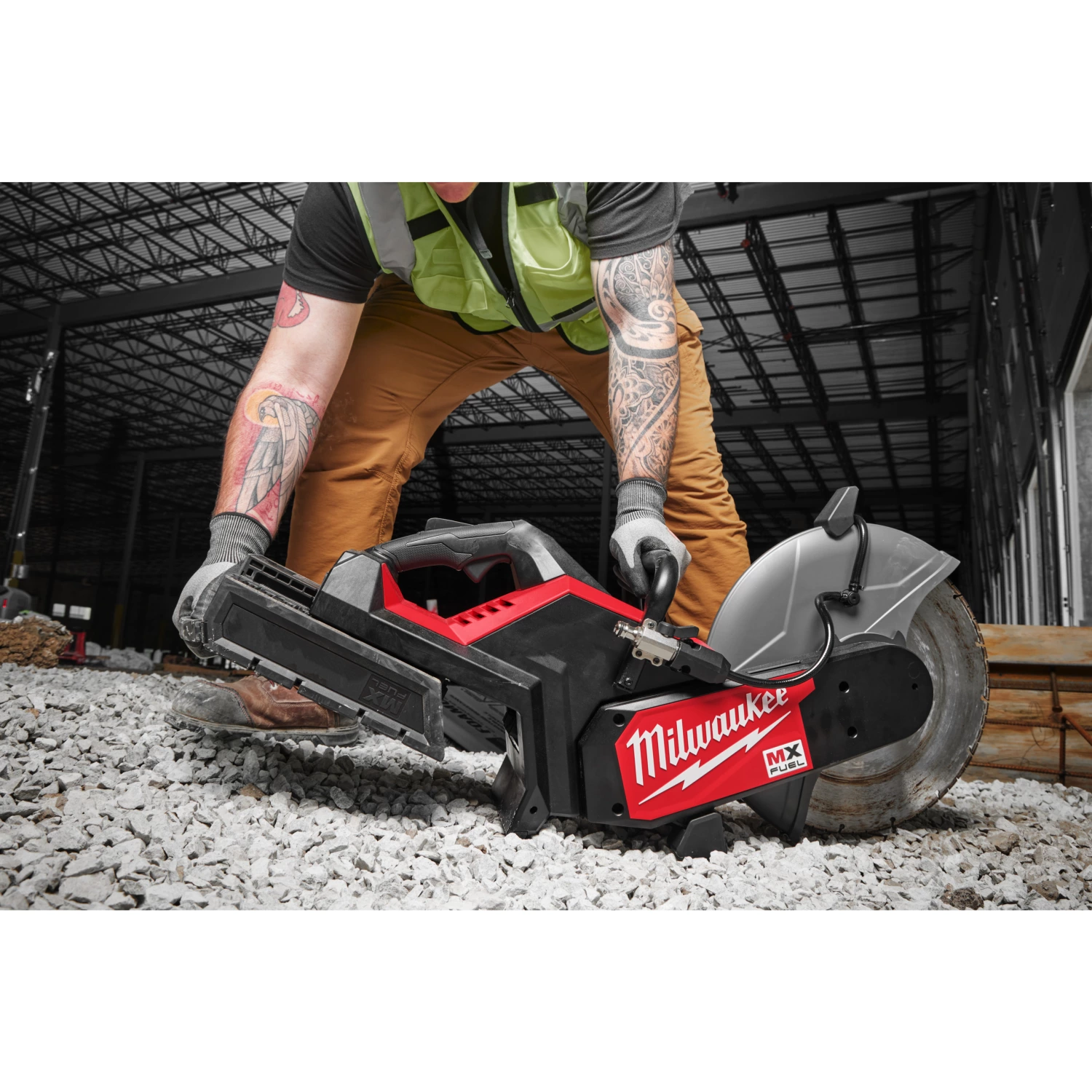 Milwaukee MXF COS350G2-802 MX Fuel accu doorslijpmache set (2x 8.0Ah accu) - 350mm-image