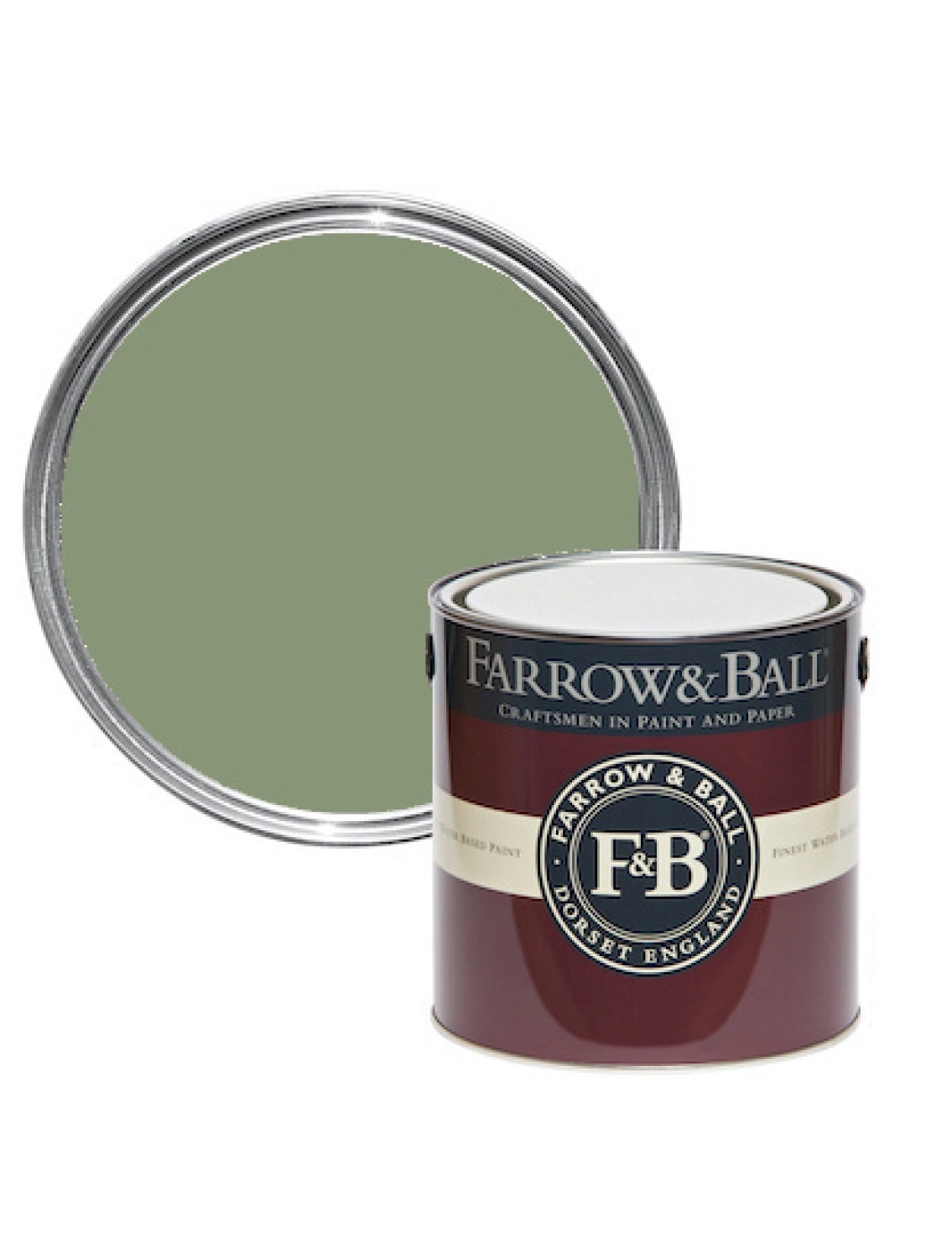 Farrow & Ball Estate Eggshell Sutcliffe Green No. 78 - 5L-image