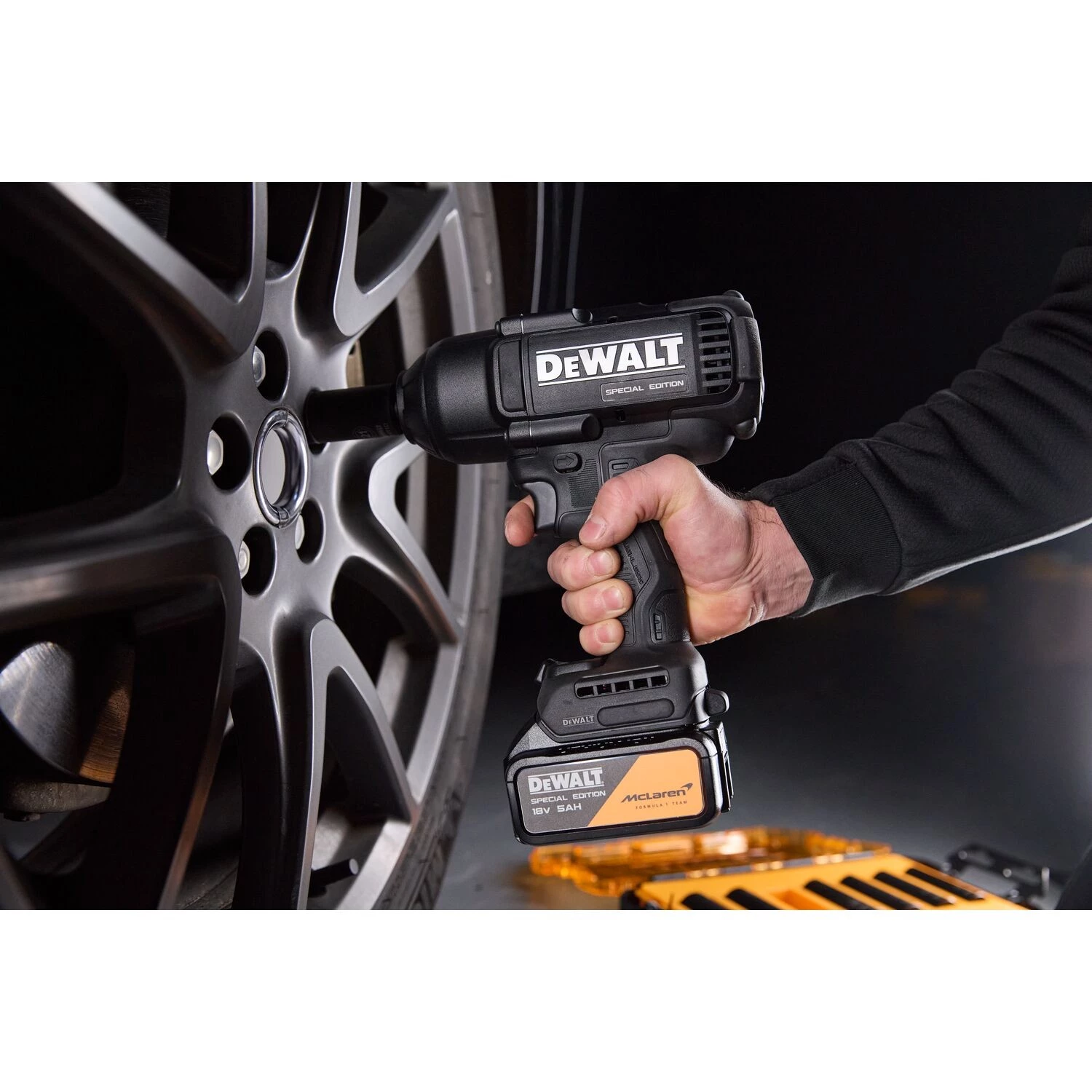 DeWALT X MCLAREN DT70905-QZ 7-delige 1/2'' impact doppenset in organiser-image