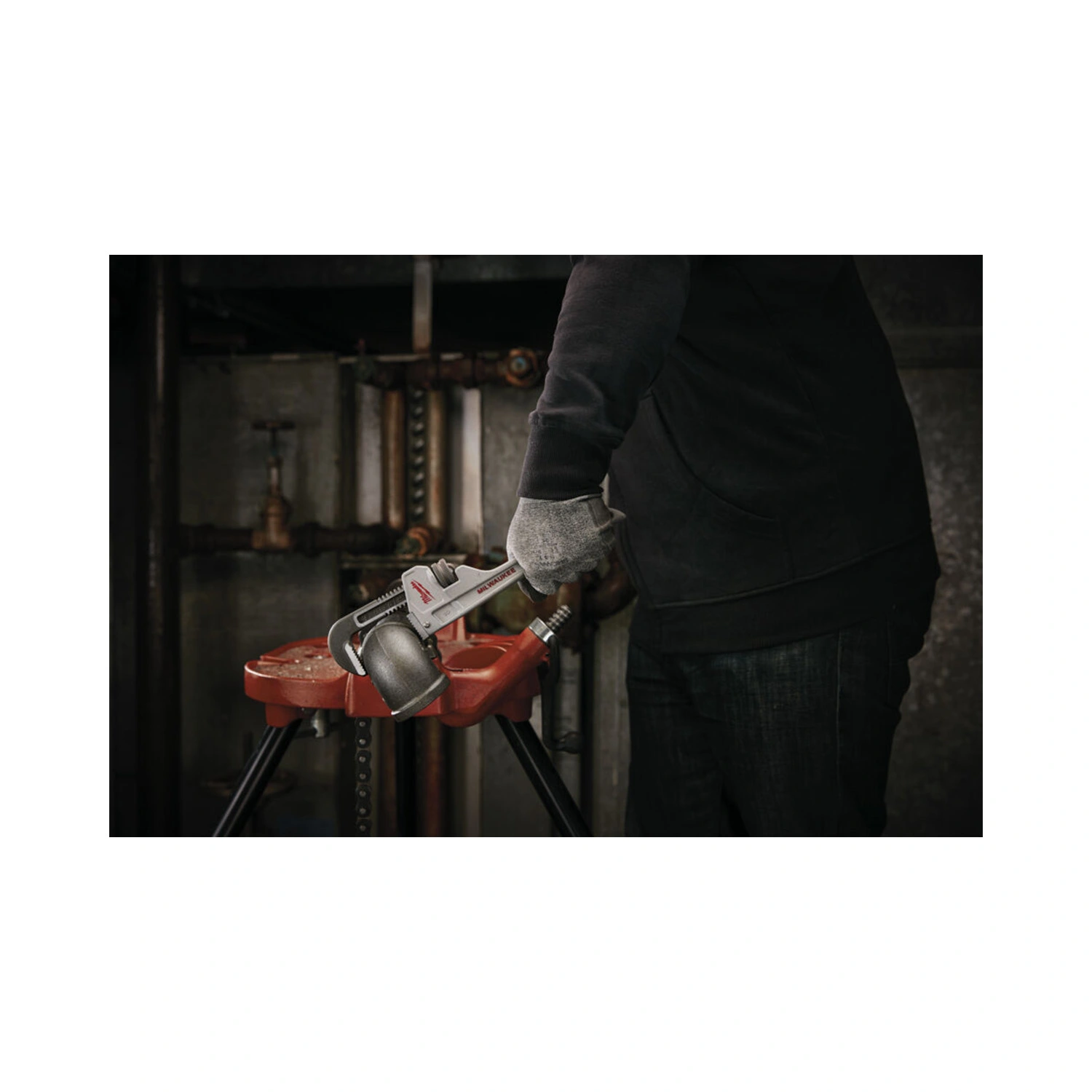 Milwaukee 48227210 Verstelbare pijptang aluminium 10" - 250mm