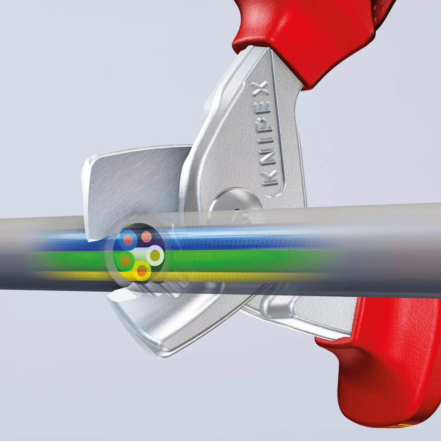 Knipex 95 16 160 StepCut VDE Kabelschaar - 160mm-image