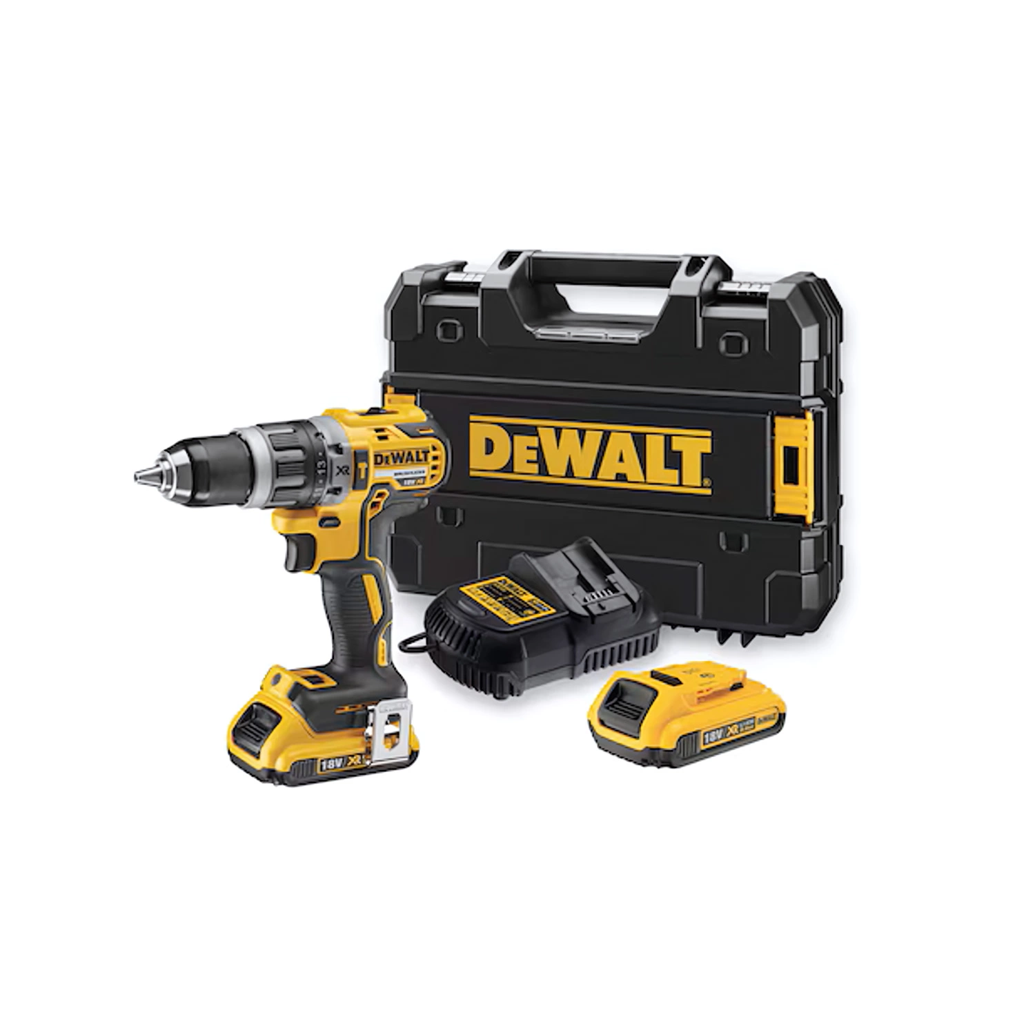 DeWALT DCD796D2 18V Li-ion XR accu klopboor-/schroefmachine set (2x 2.0Ah) in TSTAK - koolborstelloos-image