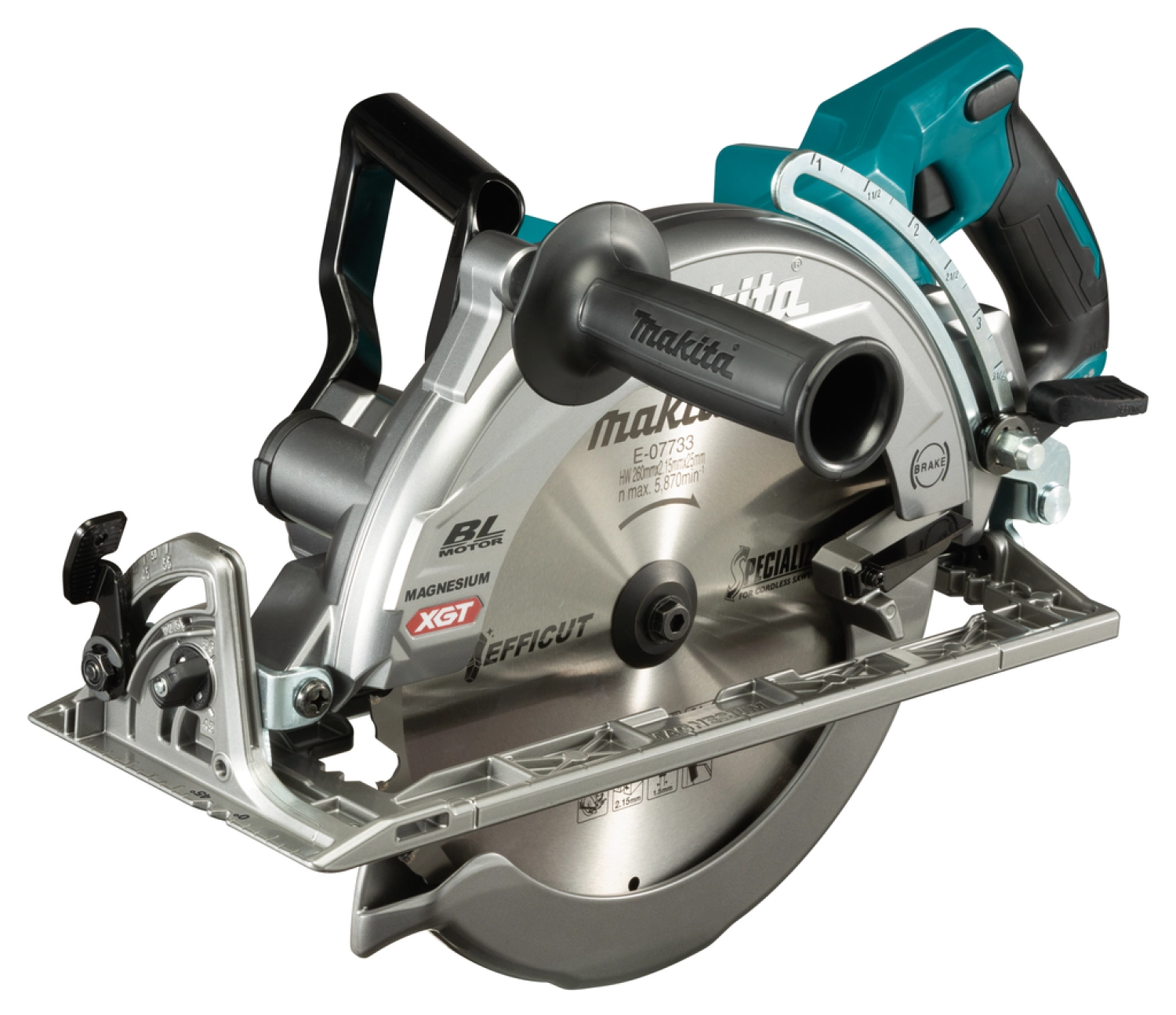 Makita RS002GT101 XGT 40V Max Li-ion Accu Cirkelzaag 260 mm set (1x 5,0Ah) - koolborstelloos-image