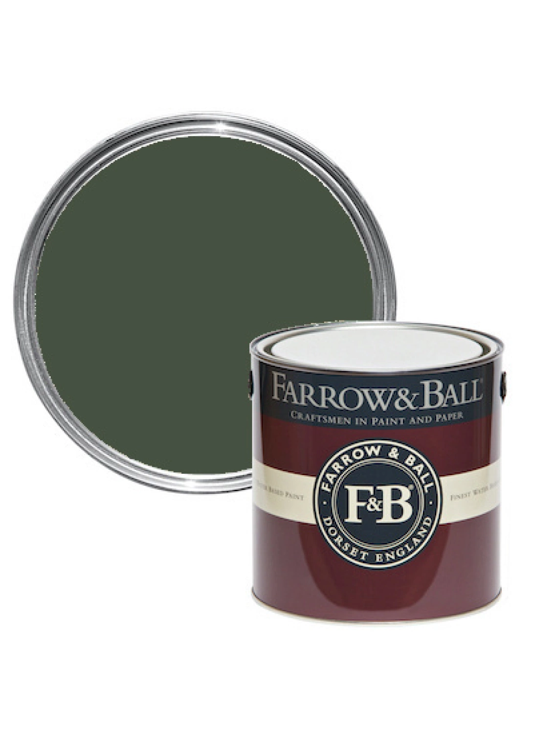 Farrow & Ball Dead flat Minster Green No. 224 - 2,5L-image