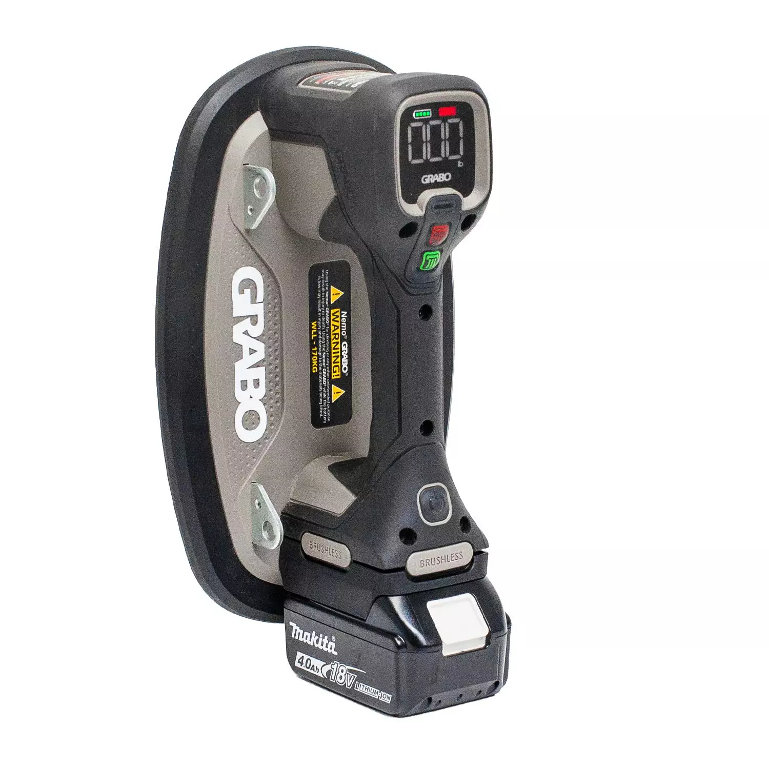 Grabo Pro Brushless Elektrische Vacuüm Tegeldrager Tool only set in systainer - 120kg-image