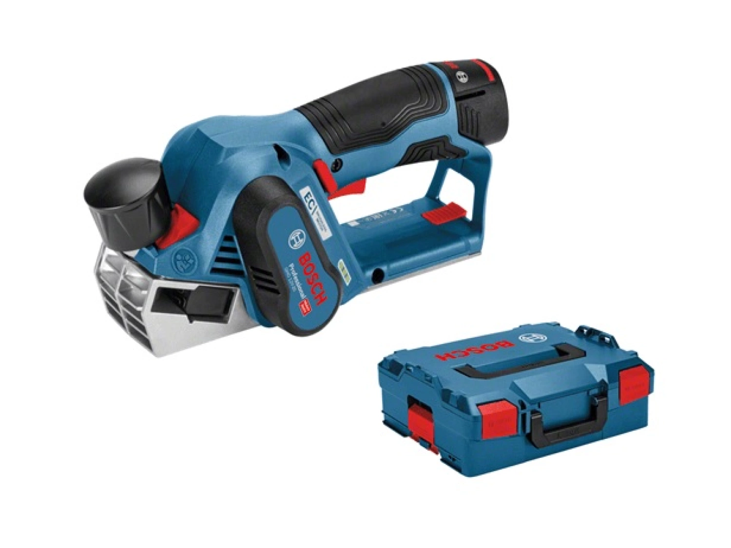 Bosch GHO 12V-20 SOLO 12V Li-ion accu schaafmachine body in L-Boxx - koolborstelloos-image