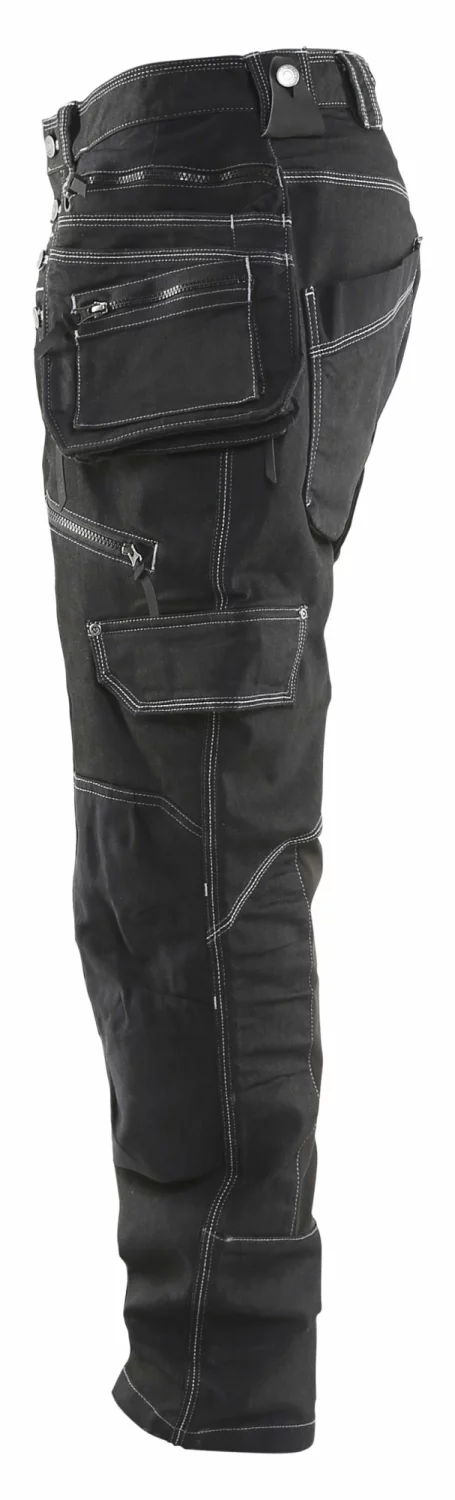 Blåkläder X1900 Pantalon de travail Baggy Denim Stretch 1999 - noir - taille 52 (L)-image