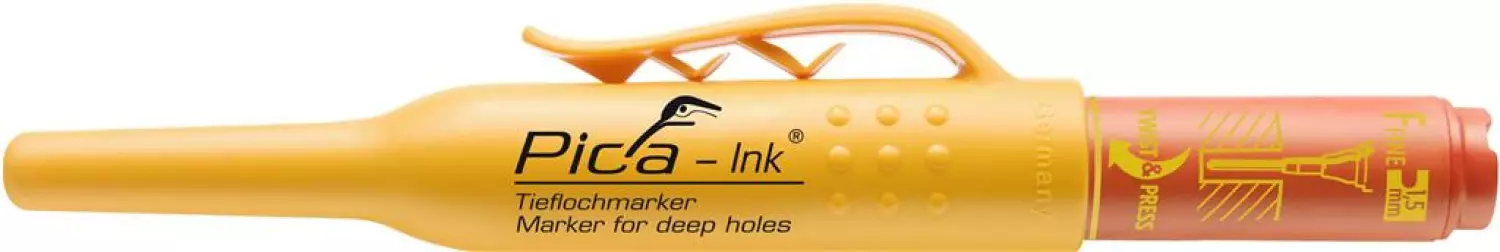 Pica 150/40 Ink - Marqueur pour trous profonds - rouge-image