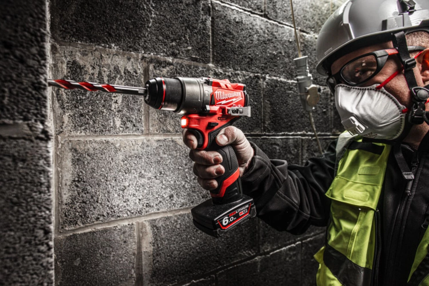 Milwaukee M12 FPD2-402X Perceuse visseuse sans fil set (2x 4.0Ah batterie) en Coffret HD - 45 Nm-image