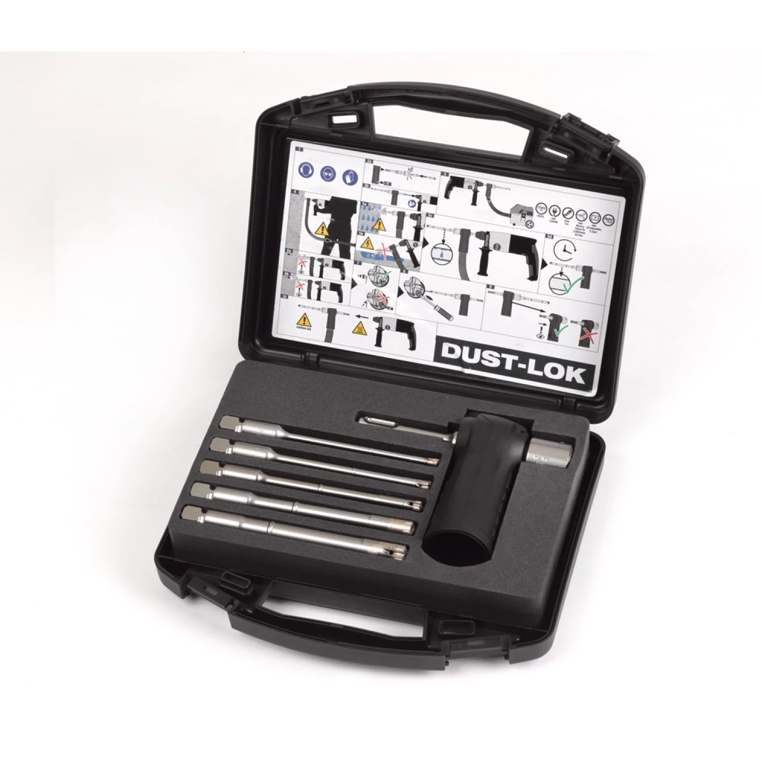 Milwaukee 4932471162 Perceuse SDS-plus DC sans poussière 7pc set --image