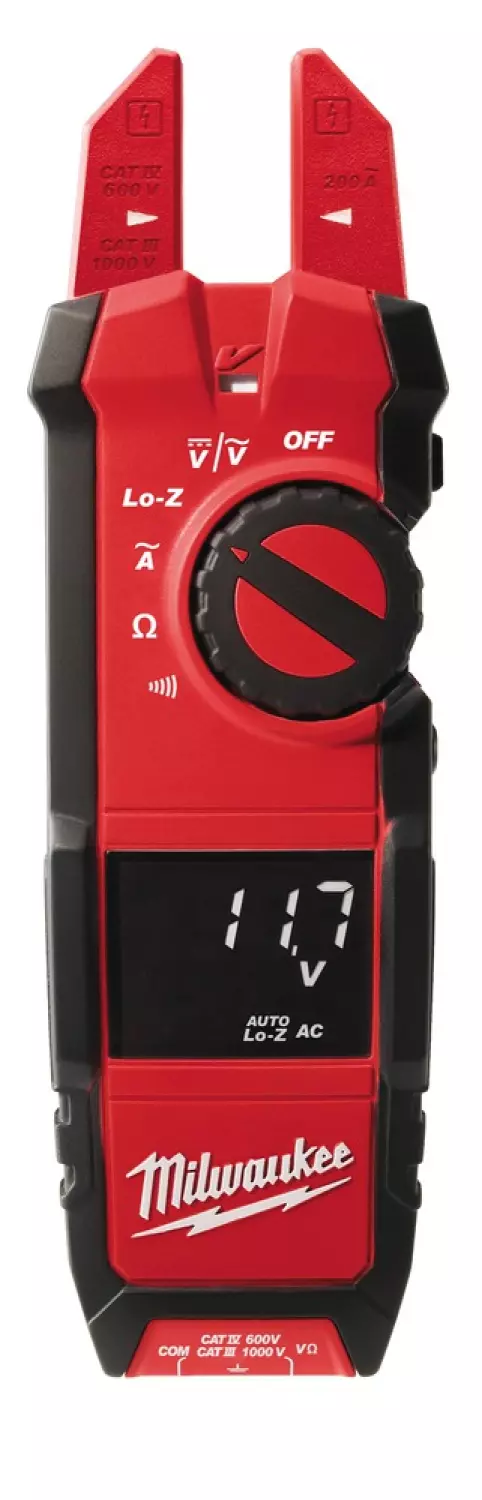 Milwaukee 2205-40 True-RMS spanningstester voor elektriciens - AC/DC 1000V & AC 200A-image