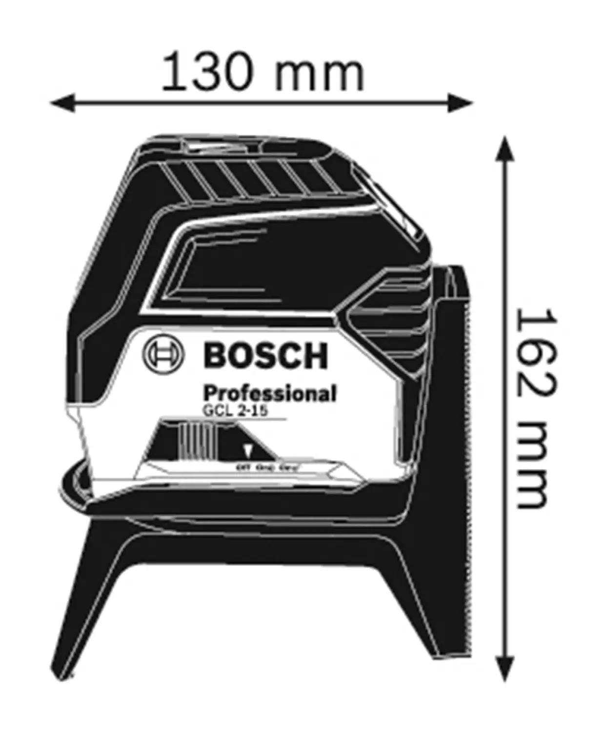 Bosch 0601066E00 - Laser à ligne et à point GCL 2-15