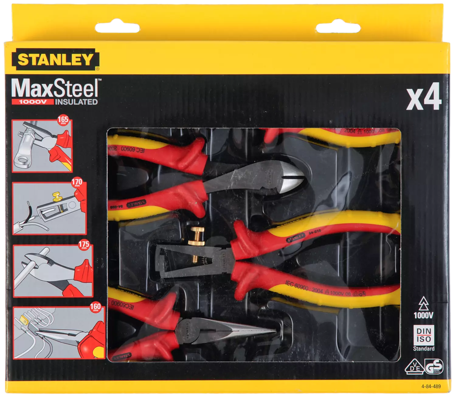 Stanley 4-84-489 4 delige VDE tangenset-image