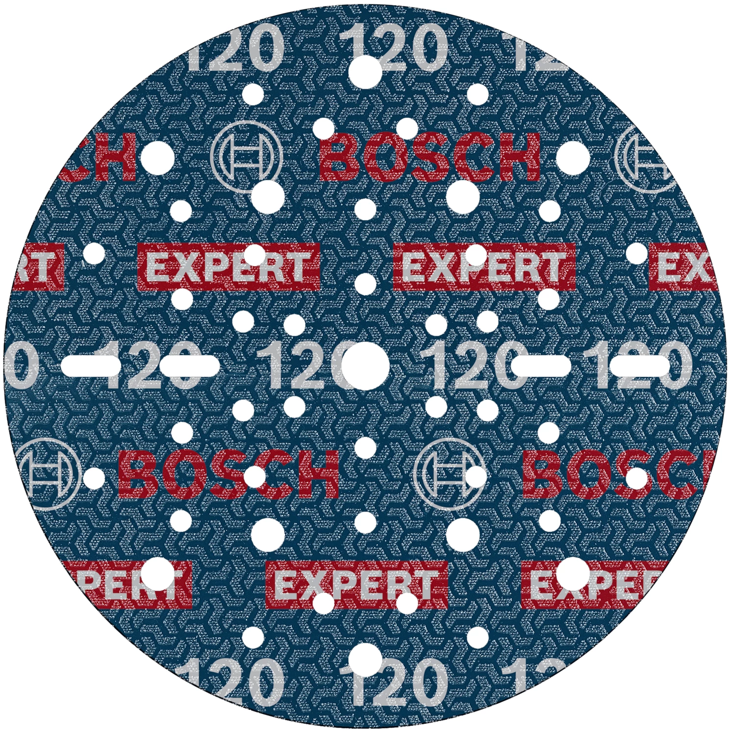 Bosch 2608902451 Disque abrasif EXPERT O780 avec support film - 150 mm - K120 (50 pcs)-image