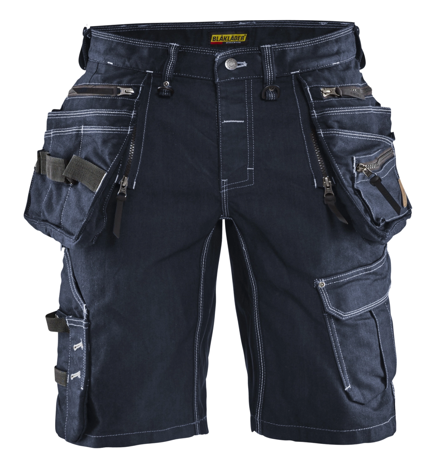 Blåkläder Short X1900 Pantalon de travail court Denim Stretch 1992 - bleu marine - taille 48 (M)-image