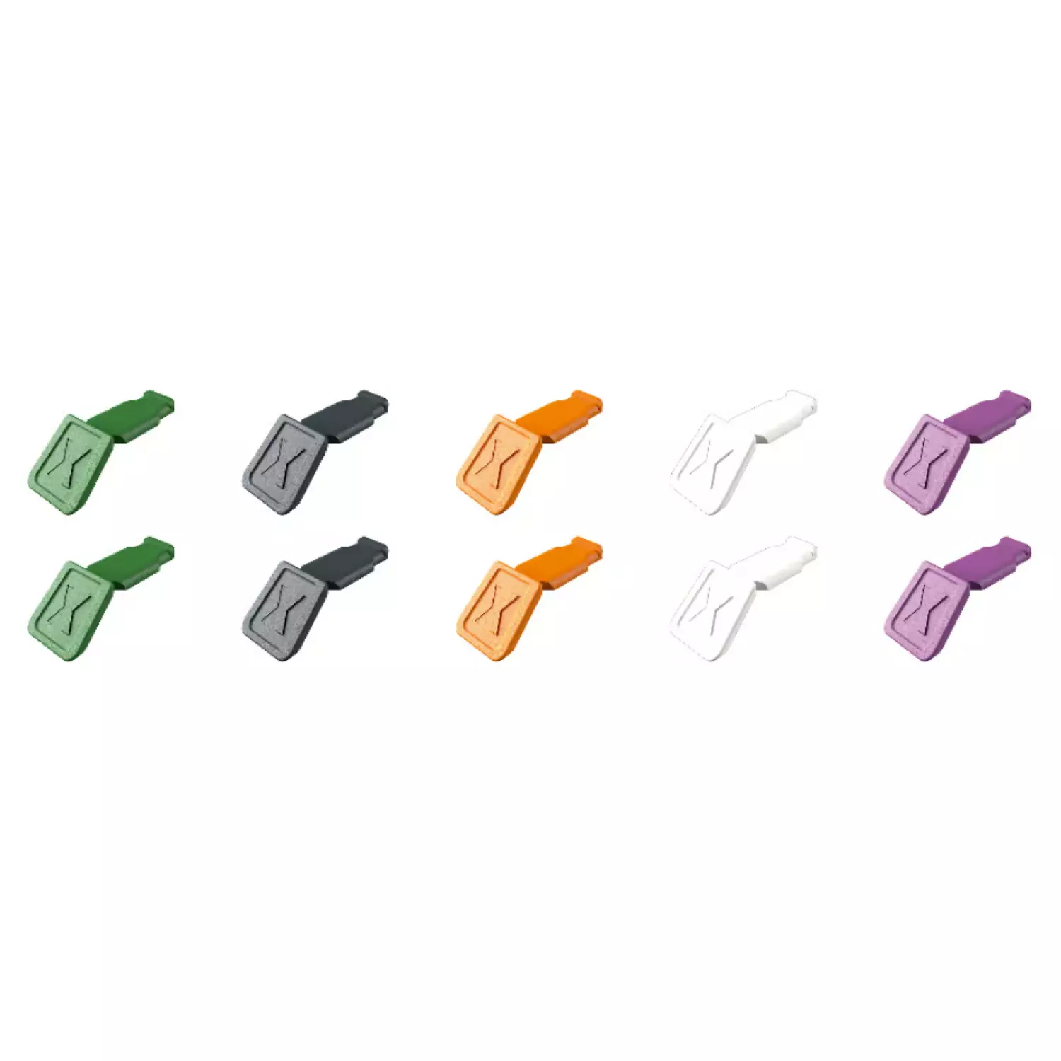 Knipex 00 61 10 C V02 clips ColorCode mélange de couleurs 2 (10 pièces)-image