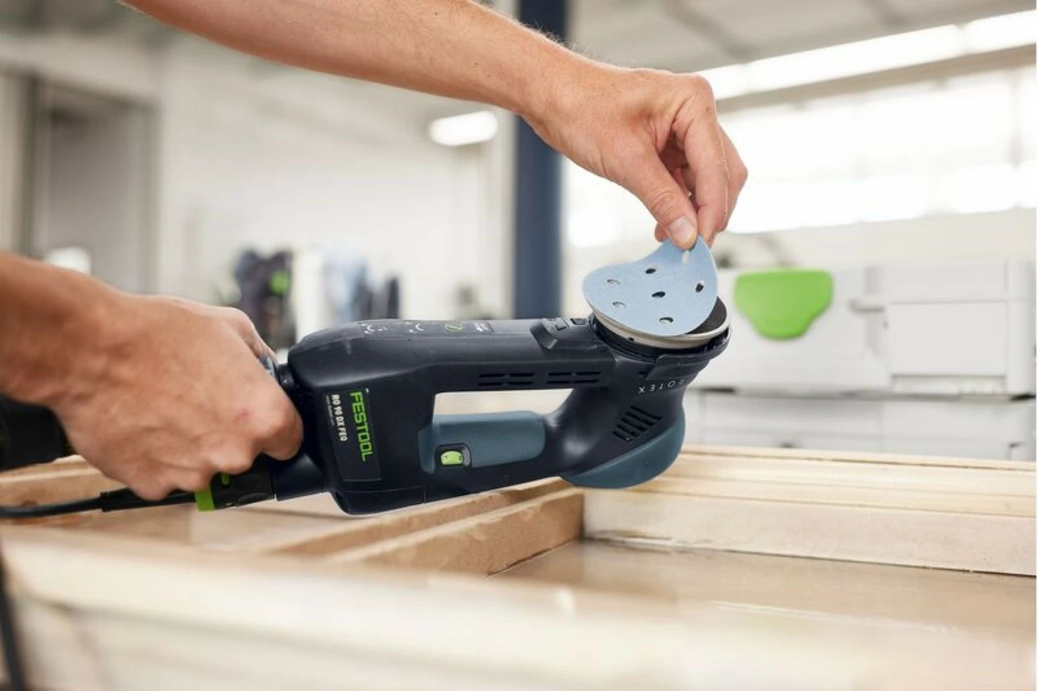 Festool 578196 Disques à poncer SYS-STF D90/V93 GR-Set dans systainer-image