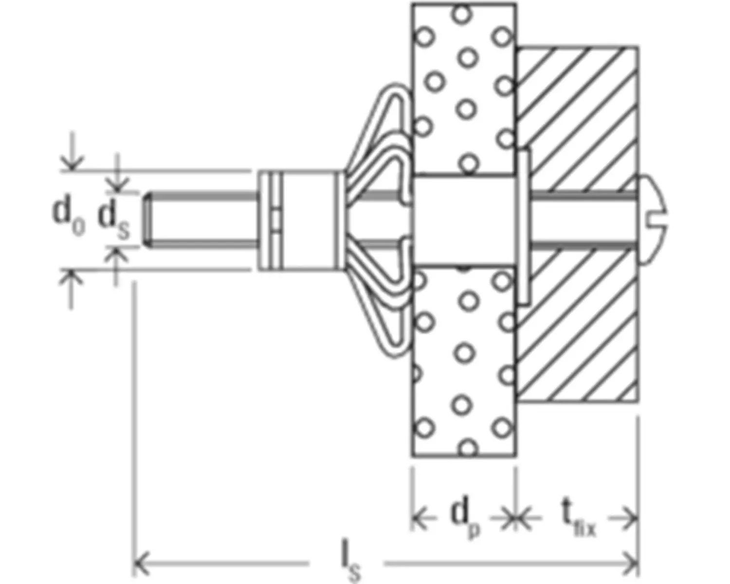 Fischer 519775 - Chevilles métalliques à expansion HM 5 x 65 S avec vis (50pcs) HM 5 x 65 S-image