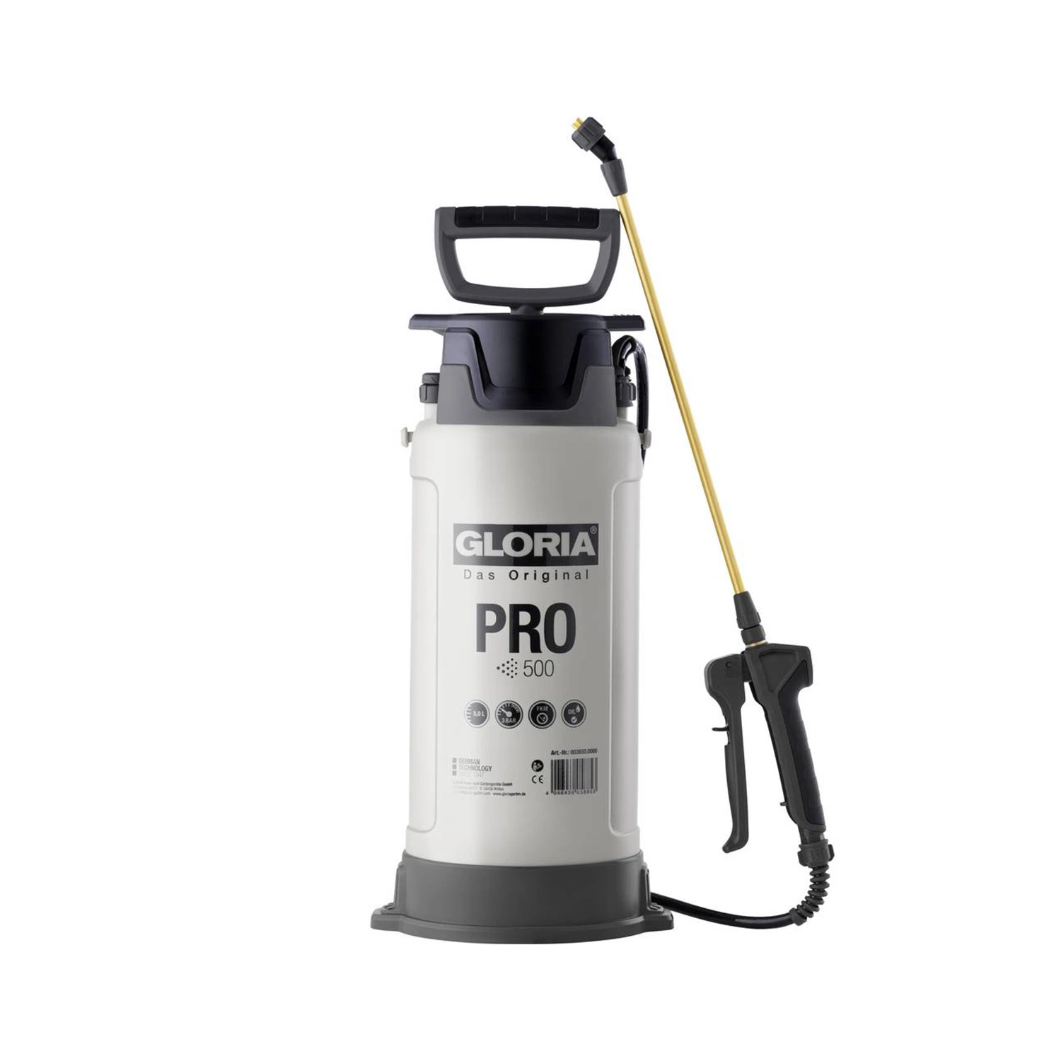 Gloria 003650.0000 Pro 500 Pulvérisateur à pression 5 l Viton-image