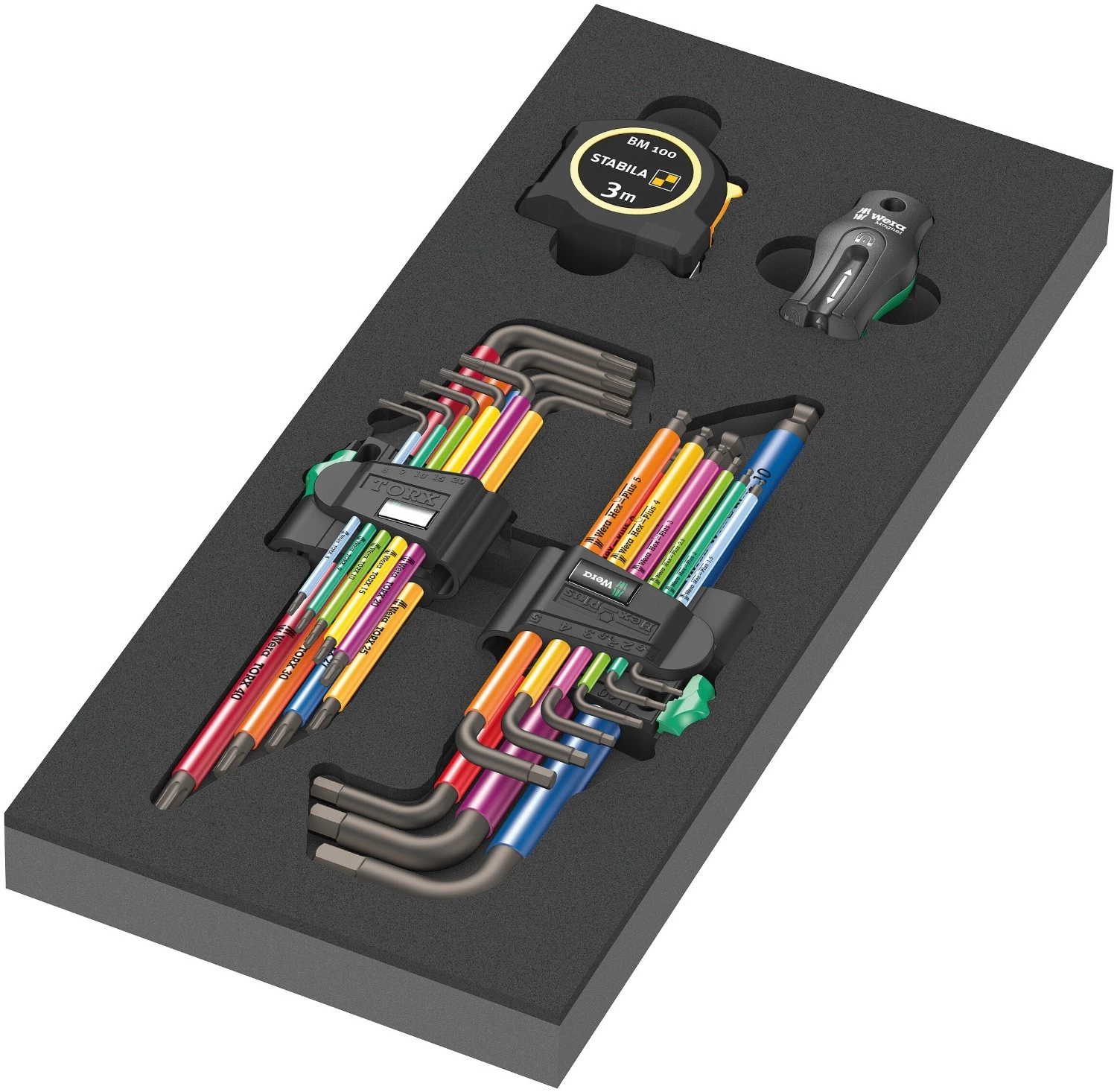 Wera 05150135001 9705 Tool Rebel Gereedschapswagen Stainless 1 gevuld - 177-delig - 7 laden-image