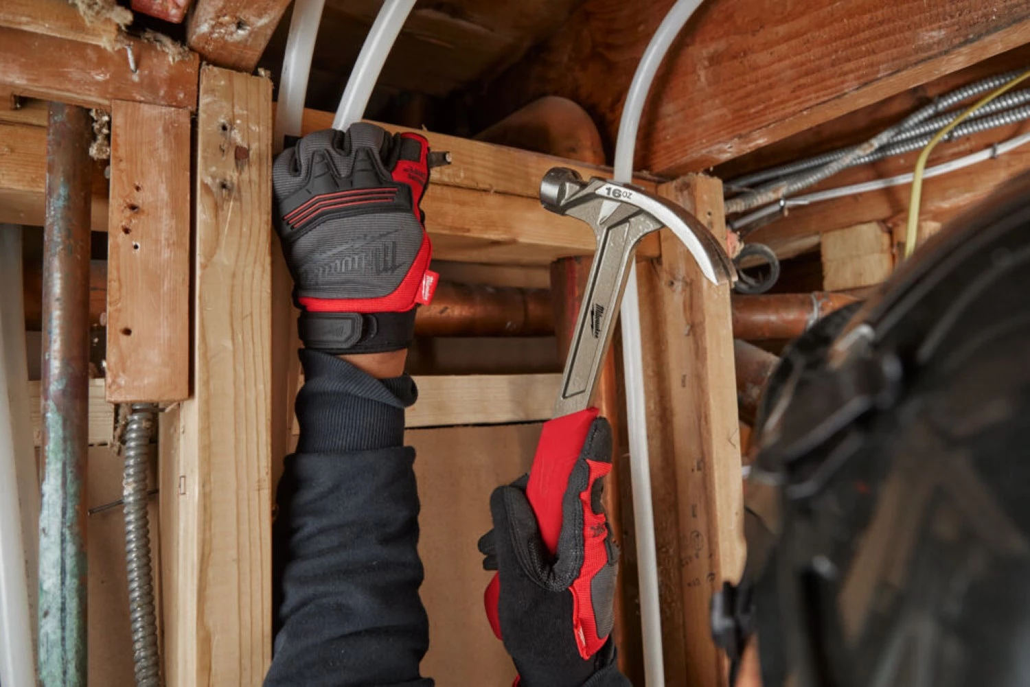 Milwaukee 4932478653 Rechte Klauwhamer - Shockshield handgreep - 450 gram-image