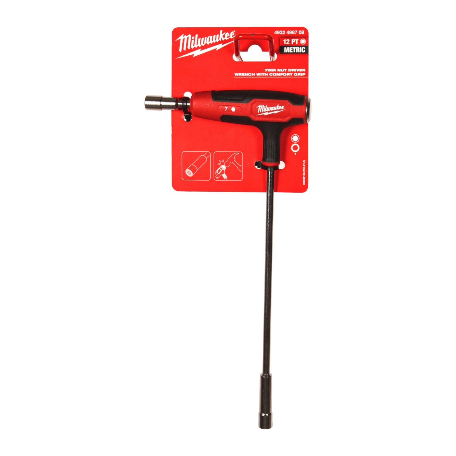 Milwaukee 4932498708 T-greep Dopschroevendraaier met comfort grip - 7mm-image