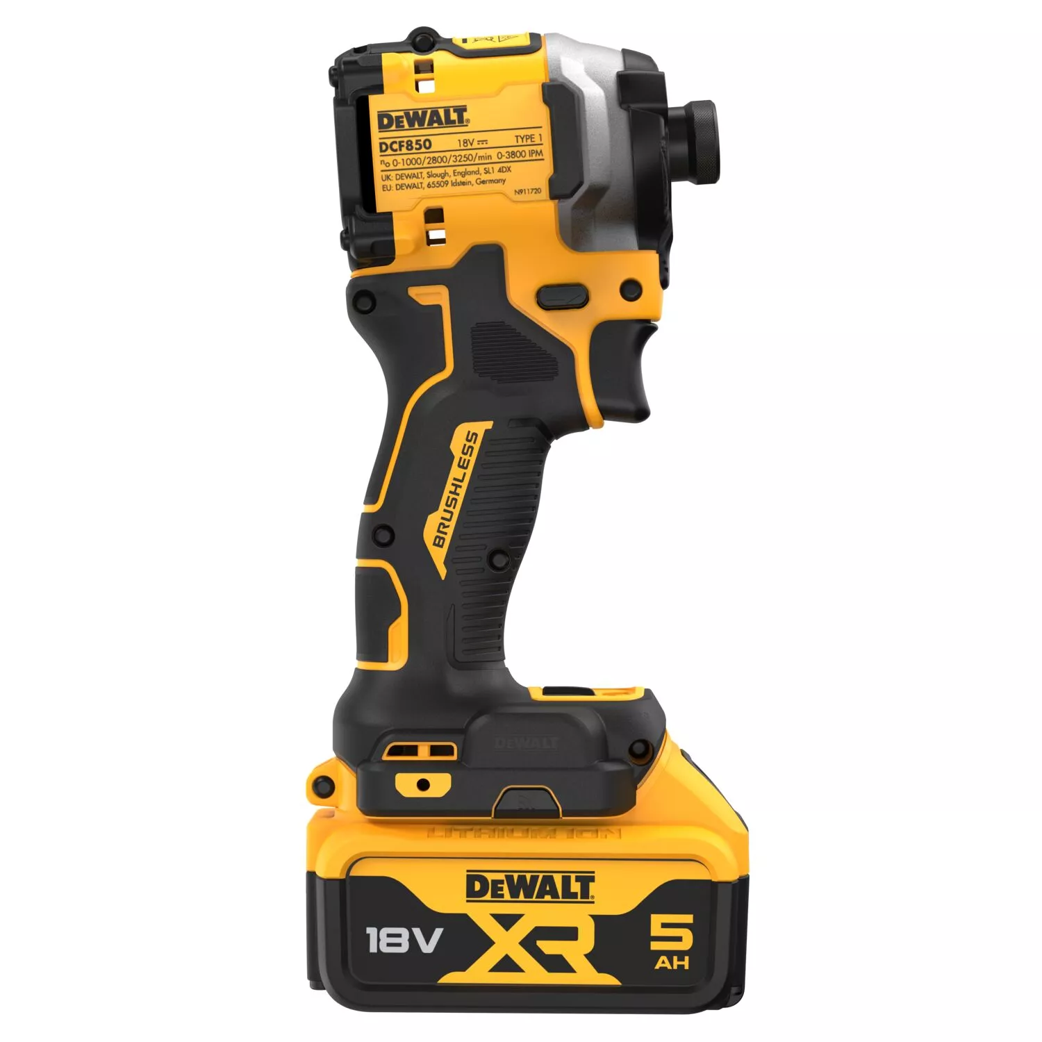DeWALT DCF850P2T-QW Visseuse à choc sans fil set (2x 5.0Ah) dans TSTAK-image