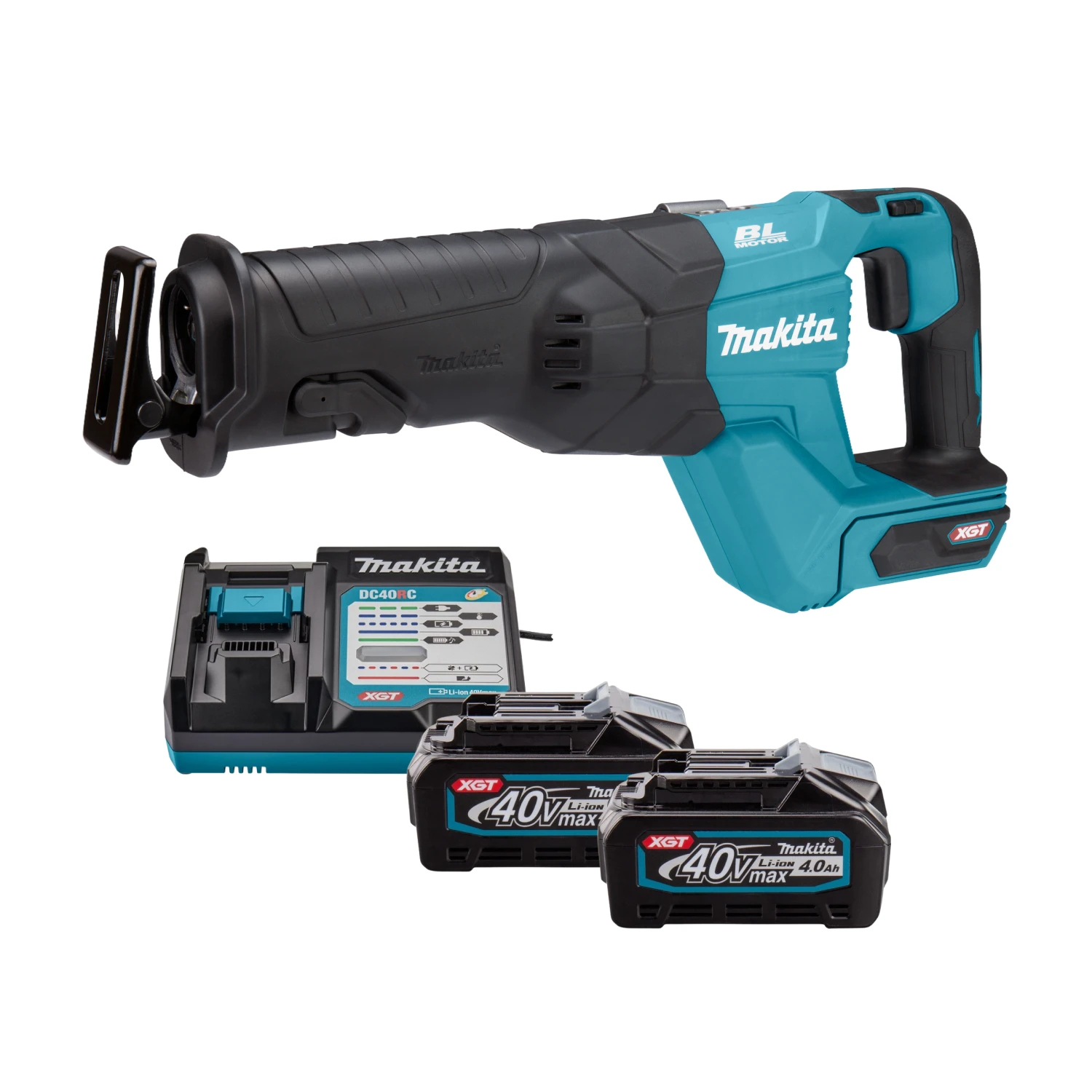 Makita JR001GM201 XGT 40V Max Li-Ion accu reciprozaag set (2x 4,0Ah)  - koolborstelloos-image