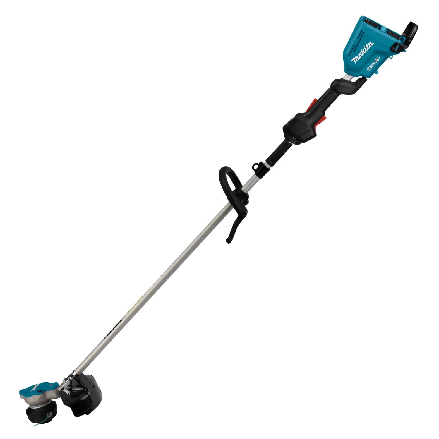 Makita DUR368LPT2 2x18V Li-Ion accu bosmaaier set (2x 5,0Ah) - D-Greep - 350mm - koolborstelloos-image