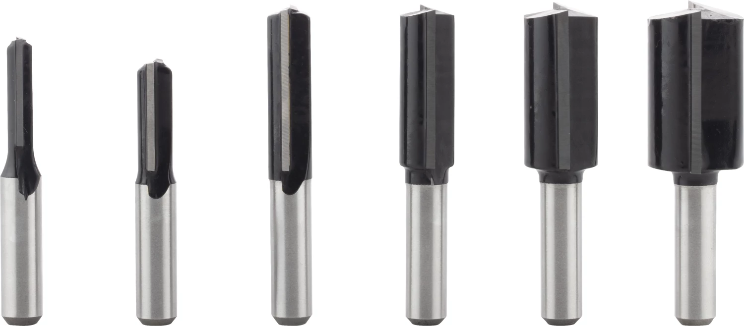 Bosch 2607017466 6-delige Frezenset in cassette - Rechte schacht - 8mm-image