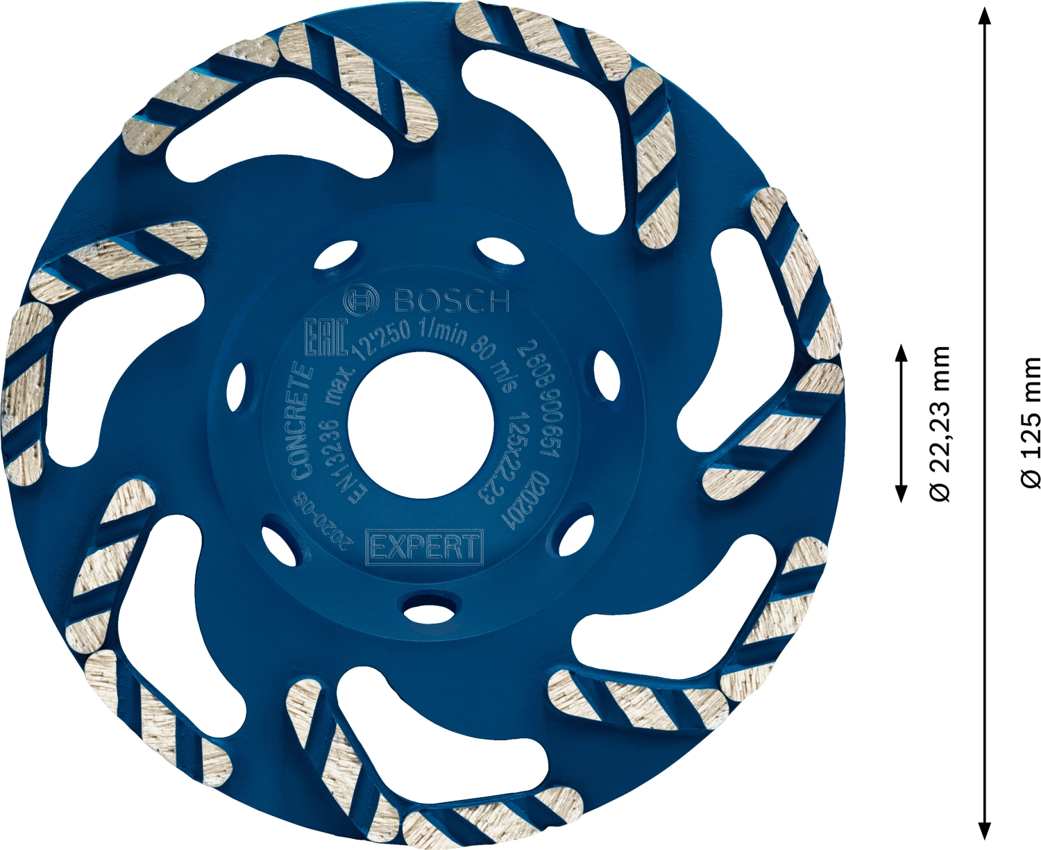 Bosch 2608900651 Meule assiette-image
