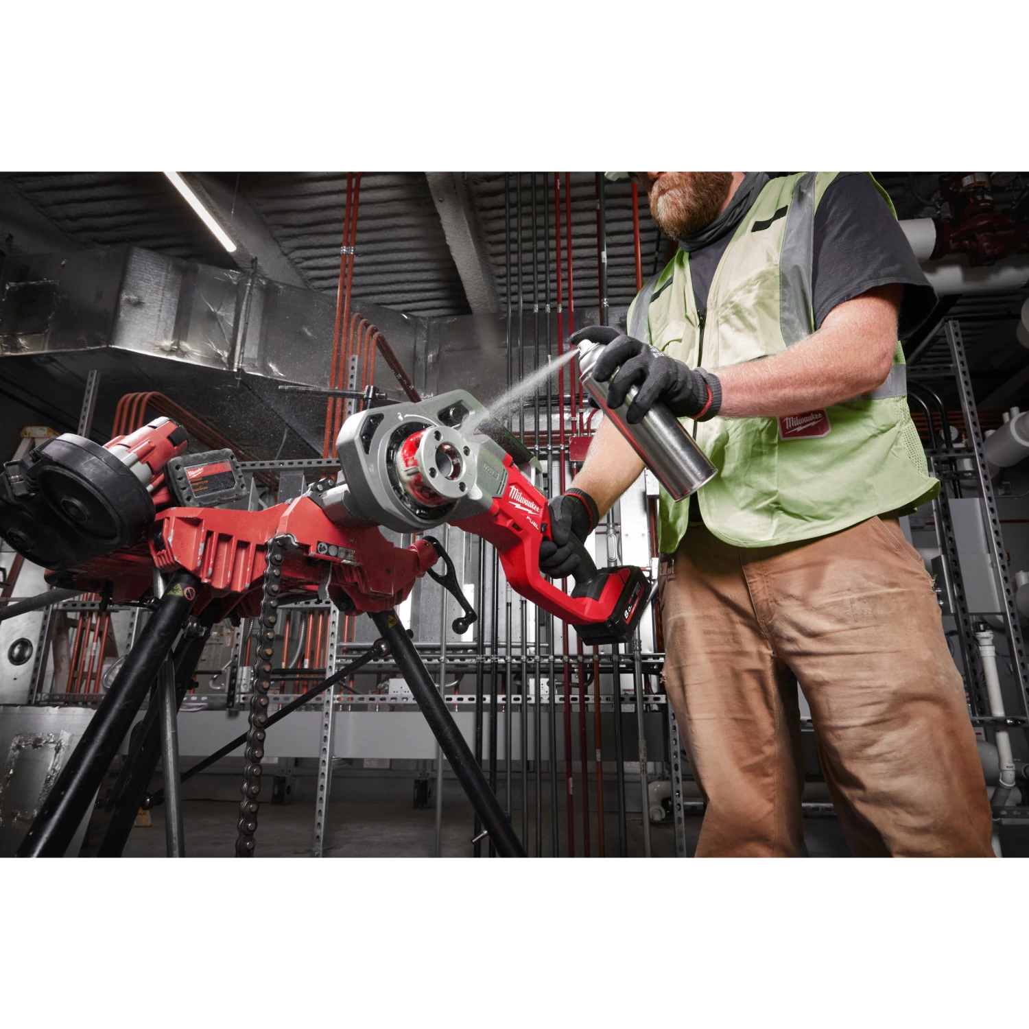 Milwaukee M18 FPT114-802CA Draadsnijder 1 1/4˝-image