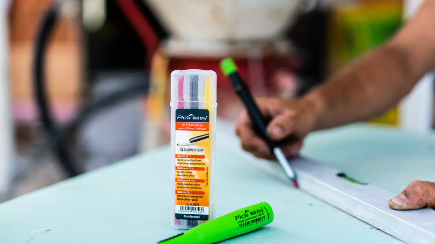 Pica 6070 BIG-Dry Navullingen SUMMERHEAT - Grafiet - Geel - Rood-image