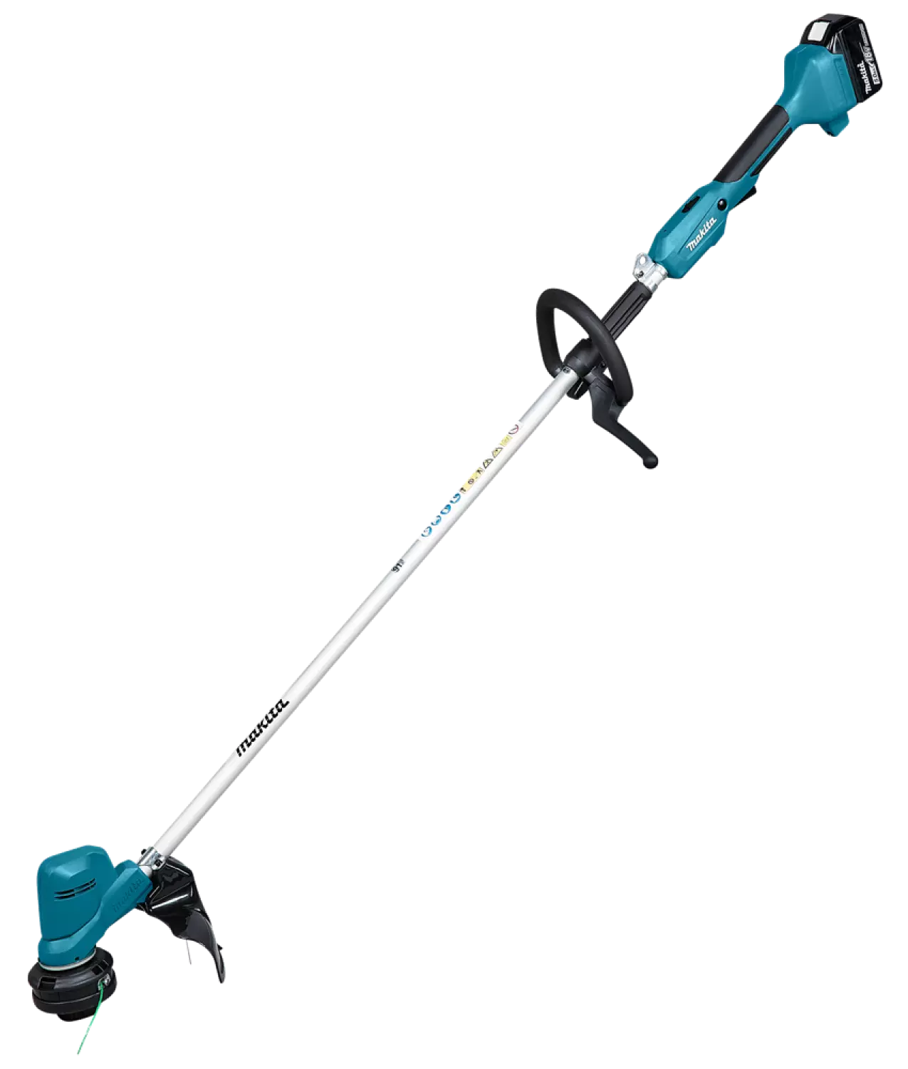 Makita DUR194RTX2 LXT 18V Li-Ion accu grastrimmer set (1x 5,0Ah) - D-greep-image