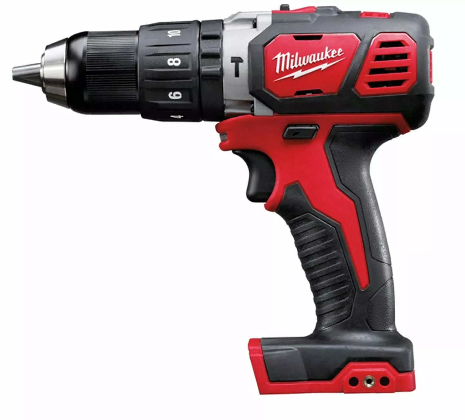 Milwaukee M18 BPP2C-402C 18V Li-Ion accu klopboor- /schroefmachine (M18BPD) & slagschroevendraaier (M18BID) combiset (2x 4.0Ah accu) in koffer-image